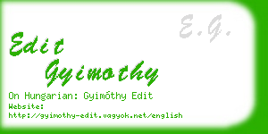 edit gyimothy business card